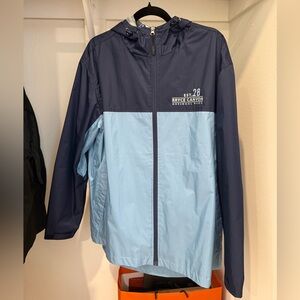 National Park Vintage Navy and Light Blue Windbreaker